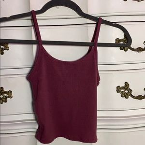 American Eagle ribbed cropped Tank Top size xs
